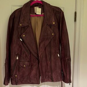We The Free -Free People -Jealousy Moto Leather Jacket